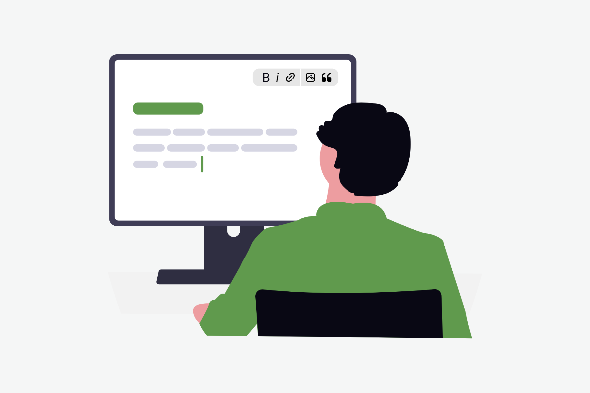 Graduates exploring career opportunities on a desktop computer 
