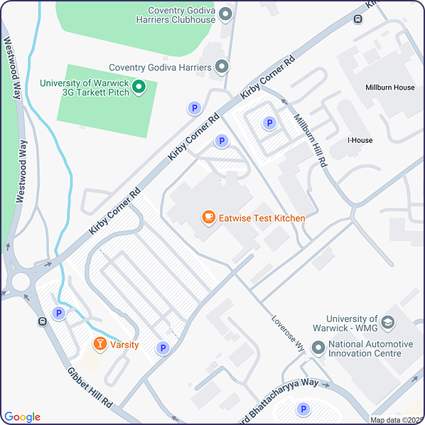 Map showing our location